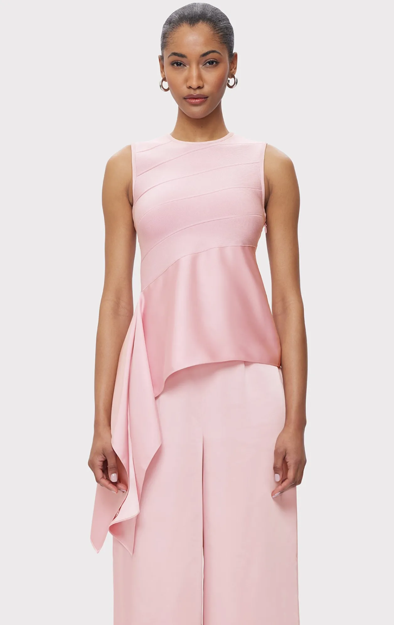 Separates|Tops-Hervé Léger THE EVERLY TOP QUARTZ