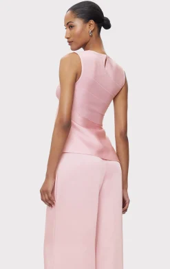 Separates|Tops-Hervé Léger THE EVERLY TOP QUARTZ