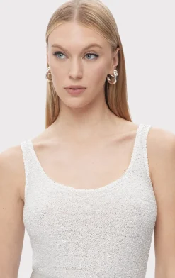 Separates|Tops-Hervé Léger THE FIONA TOP ALABASTER