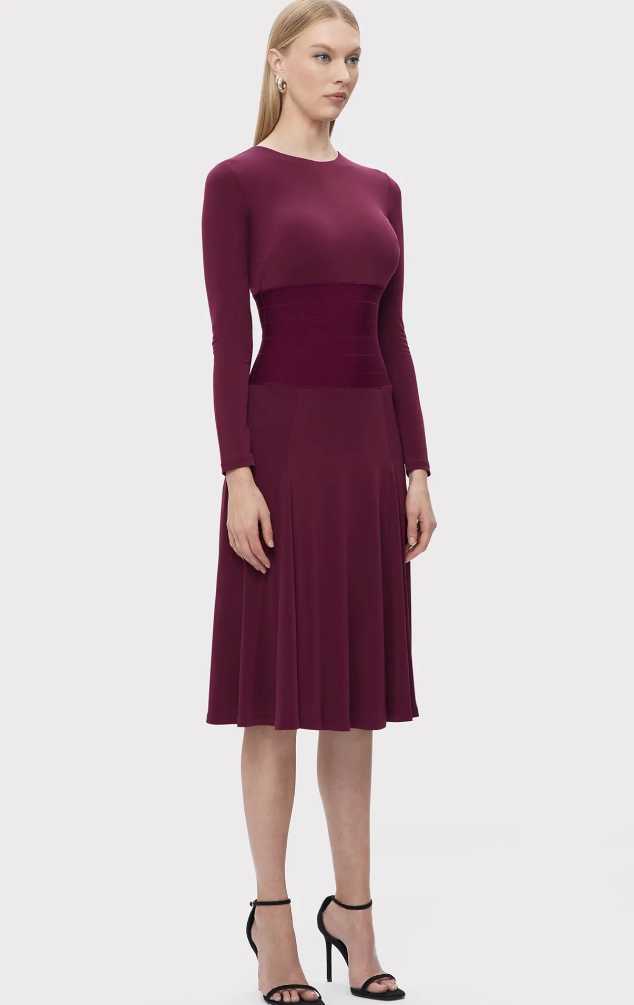 Dresses-Hervé Léger THE GRACE DRESS PINOT