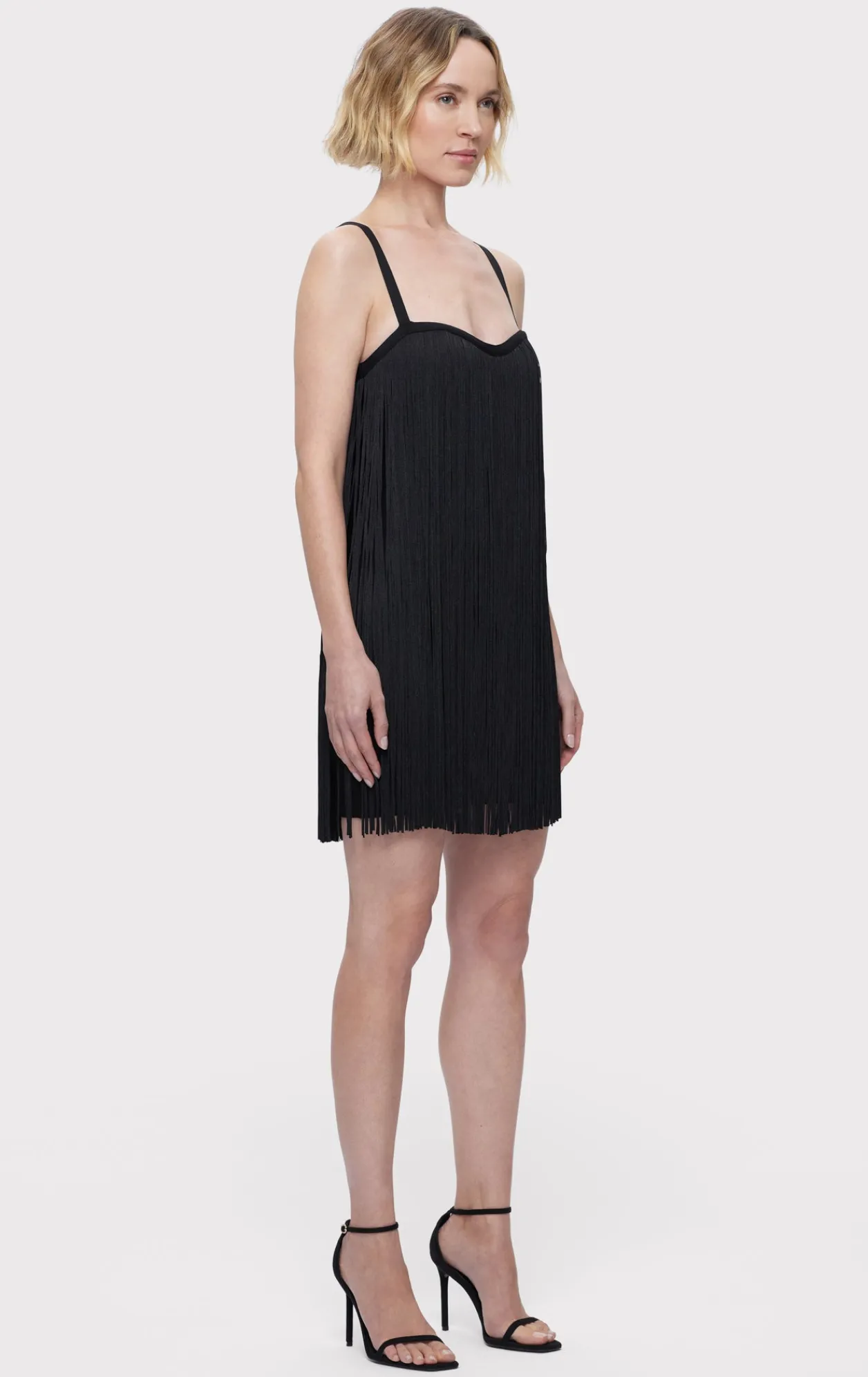 Dresses-Hervé Léger THE HANNAH DRESS BLACK