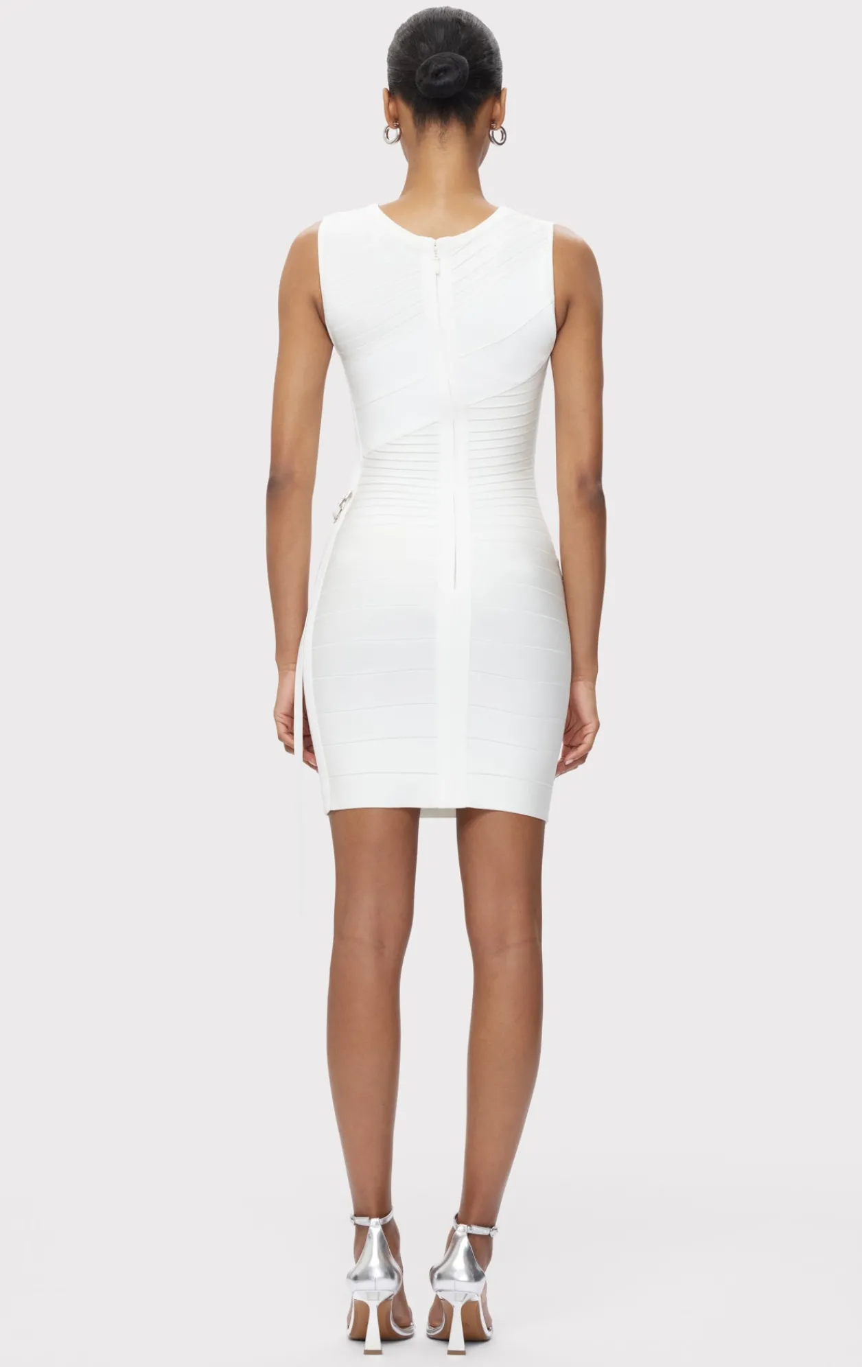 Dresses-Hervé Léger THE HEATHER DRESS ALABASTER