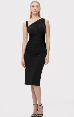 Dresses-Hervé Léger THE INGRID DRESS BLACK