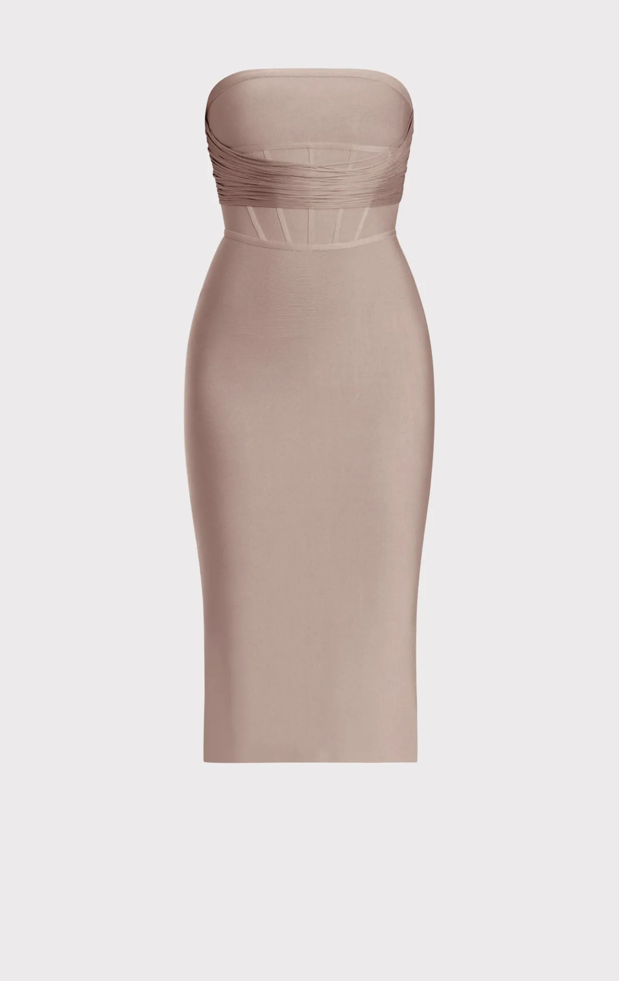 Dresses-Hervé Léger THE ISABELLA DRESS DUNE