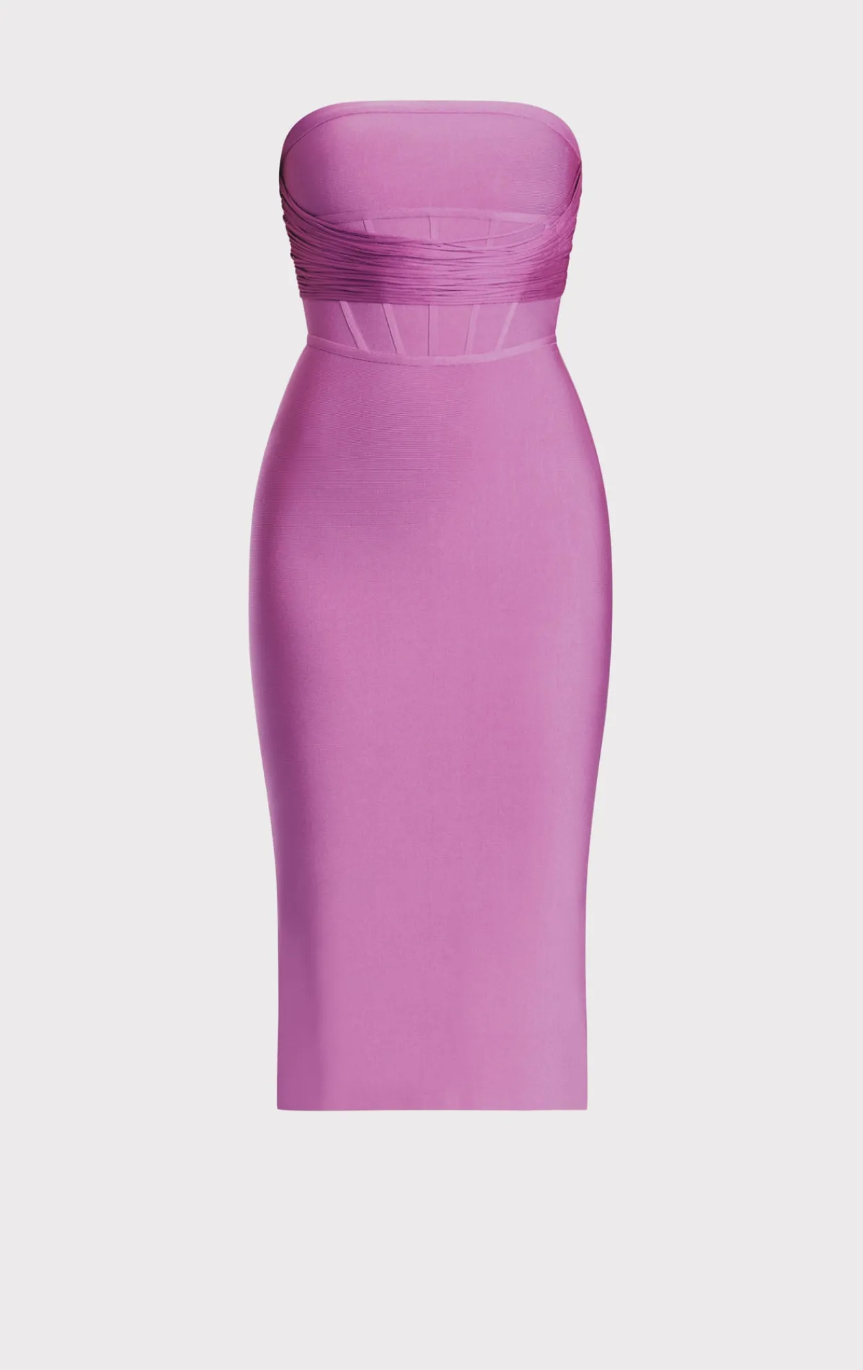 Dresses-Hervé Léger THE ISABELLA DRESS GUAVA