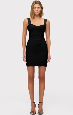 Dresses-Hervé Léger THE JADE DRESS BLACK