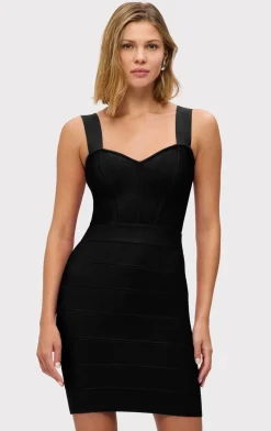 Dresses-Hervé Léger THE JADE DRESS BLACK