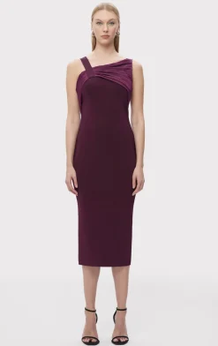 Dresses-Hervé Léger THE JANELLE DRESS PINOT