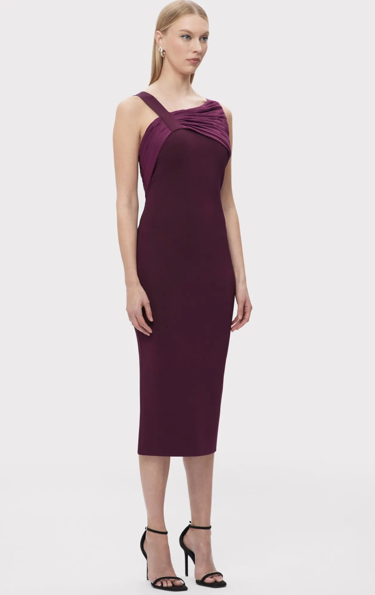 Dresses-Hervé Léger THE JANELLE DRESS PINOT