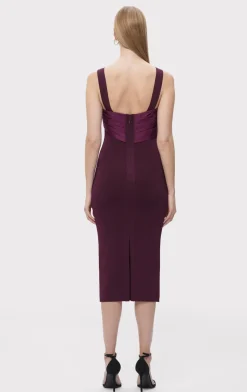 Dresses-Hervé Léger THE JANELLE DRESS PINOT