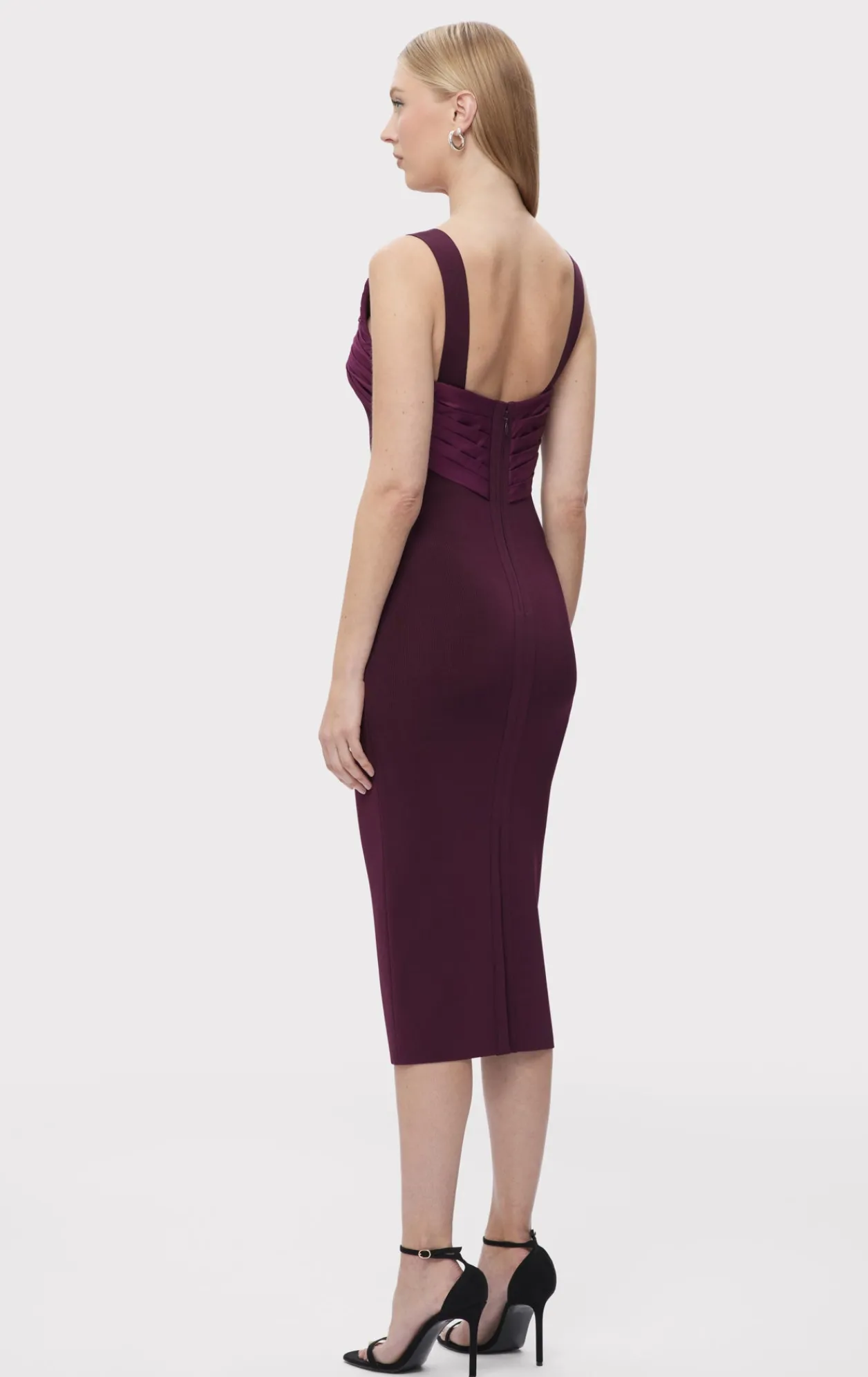 Dresses-Hervé Léger THE JANELLE DRESS PINOT