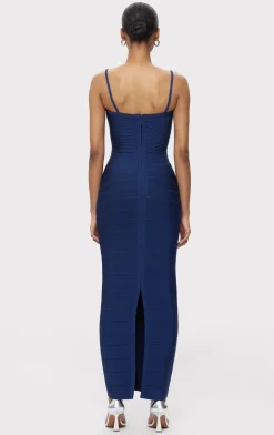 Dresses|Gowns-Hervé Léger THE JO GOWN CLASSIC BLUE