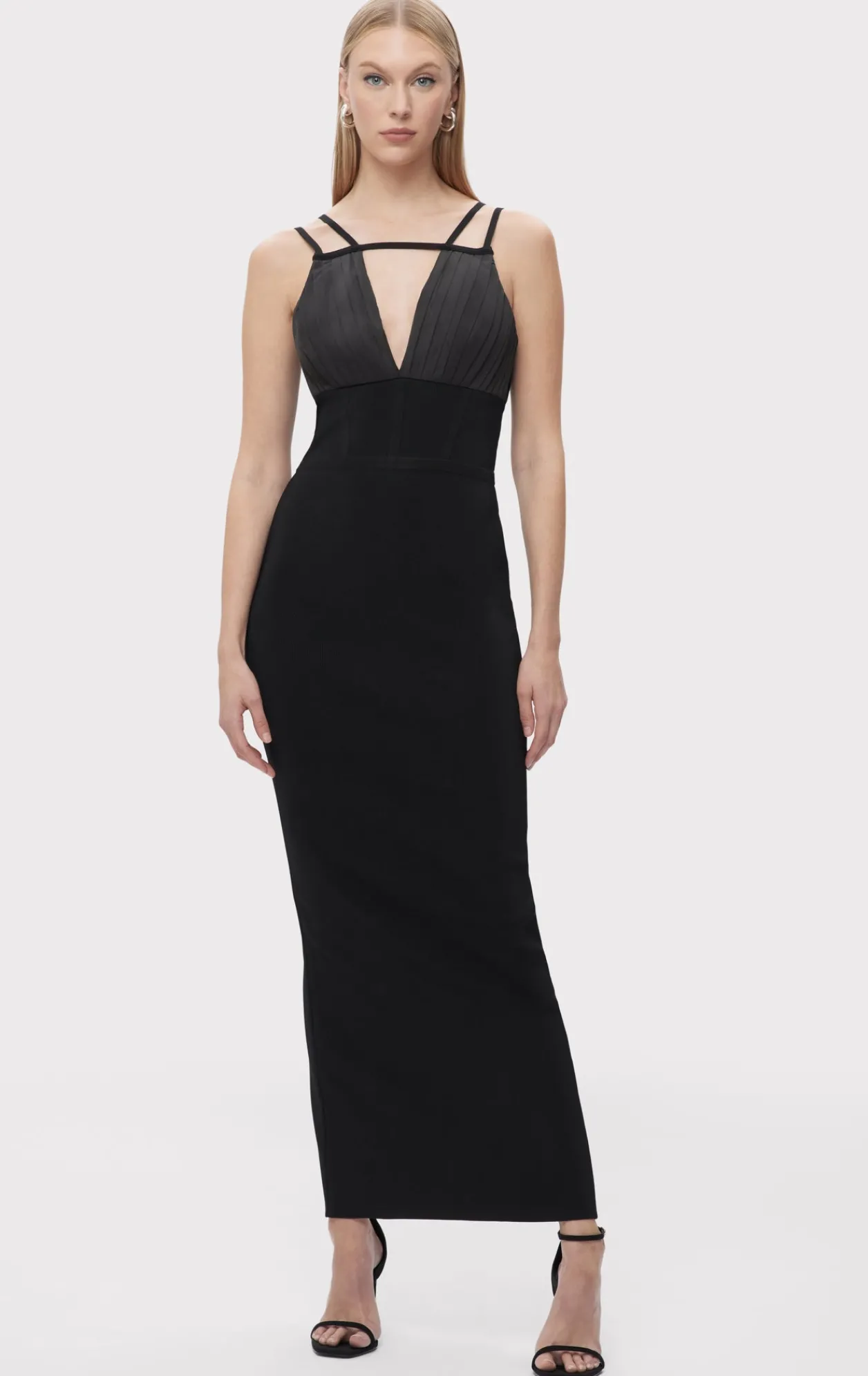 Dresses|Gowns-Hervé Léger THE JOCELYN GOWN BLACK