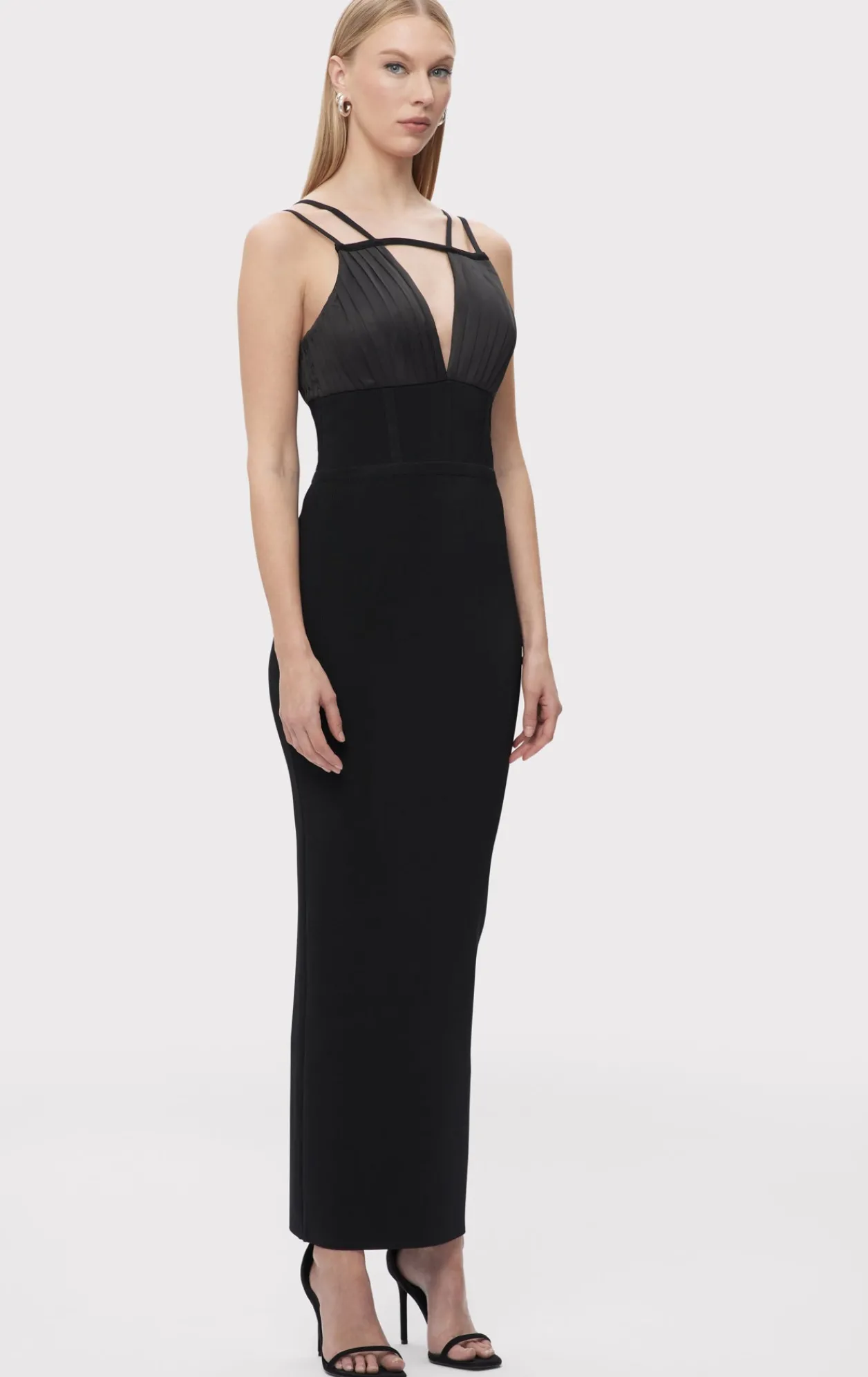 Dresses|Gowns-Hervé Léger THE JOCELYN GOWN BLACK