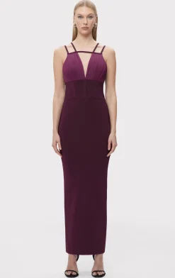 Dresses|Gowns-Hervé Léger THE JOCELYN GOWN PINOT