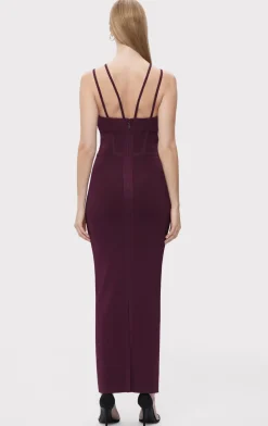 Dresses|Gowns-Hervé Léger THE JOCELYN GOWN PINOT