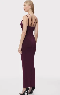 Dresses|Gowns-Hervé Léger THE JOCELYN GOWN PINOT