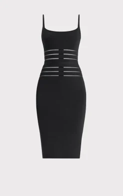 Dresses-Hervé Léger THE KIERA DRESS BLACK
