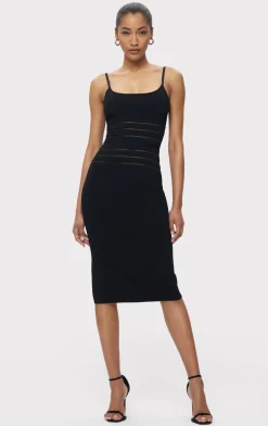 Dresses-Hervé Léger THE KIERA DRESS BLACK