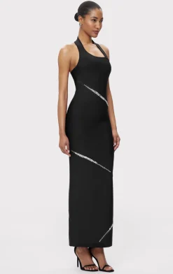 Dresses|Gowns-Hervé Léger THE LENNOX GOWN BLACK