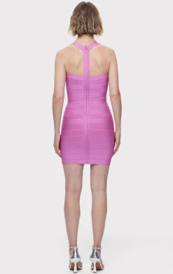 Dresses-Hervé Léger THE LILY DRESS GUAVA