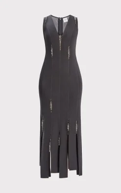 Dresses|Gowns-Hervé Léger THE LUNA GOWN FLINT