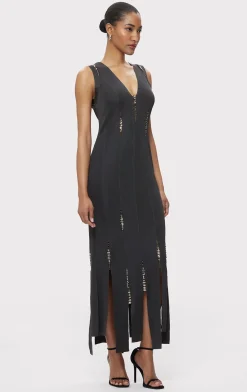 Dresses|Gowns-Hervé Léger THE LUNA GOWN FLINT