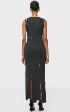 Dresses|Gowns-Hervé Léger THE LUNA GOWN FLINT