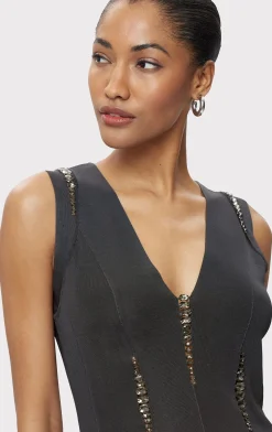 Dresses|Gowns-Hervé Léger THE LUNA GOWN FLINT