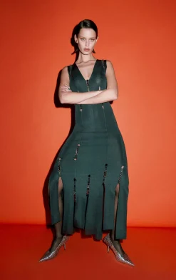 Dresses|Gowns-Hervé Léger THE LUNA GOWN FLINT