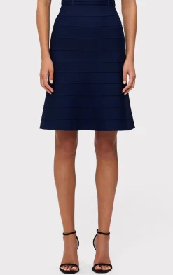 Separates|Bottoms-Hervé Léger THE LYDIA SKIRT CLASSIC BLUE