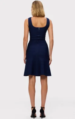 Separates|Bottoms-Hervé Léger THE LYDIA SKIRT CLASSIC BLUE