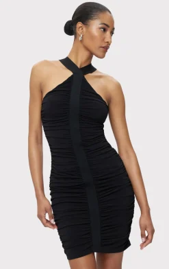 Dresses-Hervé Léger THE MADDY DRESS BLACK