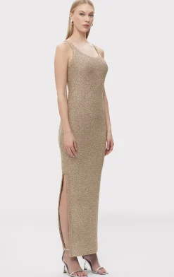 Dresses|Gowns-Hervé Léger THE MADELINE GOWN LATTE