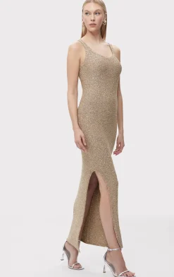 Dresses|Gowns-Hervé Léger THE MADELINE GOWN LATTE
