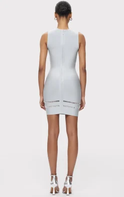 Dresses-Hervé Léger THE MAEVE DRESS SHALE