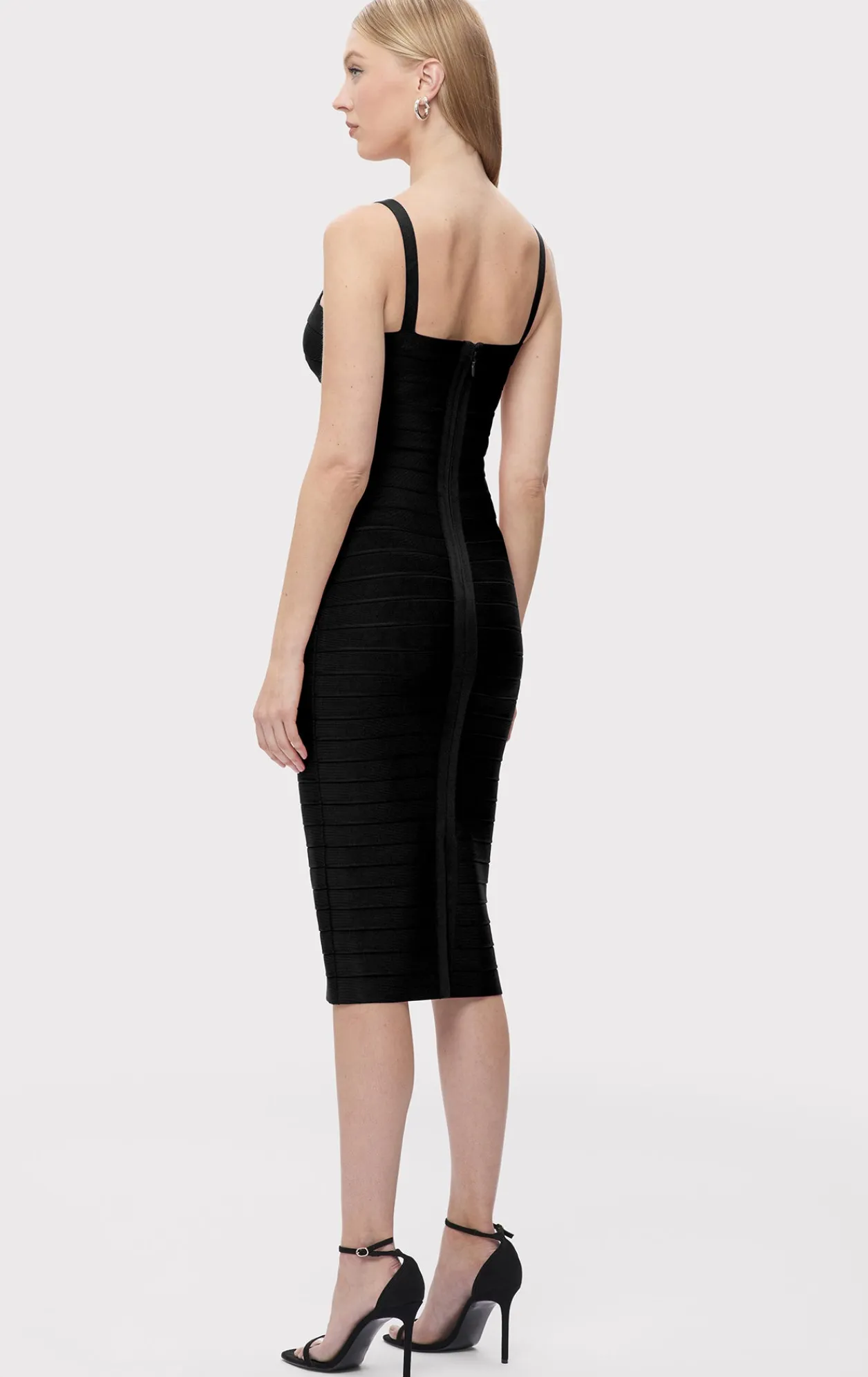 Dresses-Hervé Léger THE MARIA DRESS BLACK