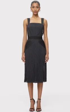 Dresses-Hervé Léger THE MARION DRESS FLINT