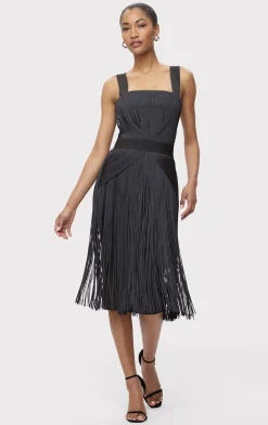 Dresses-Hervé Léger THE MARION DRESS FLINT