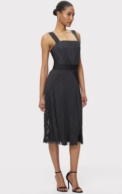 Dresses-Hervé Léger THE MARION DRESS FLINT