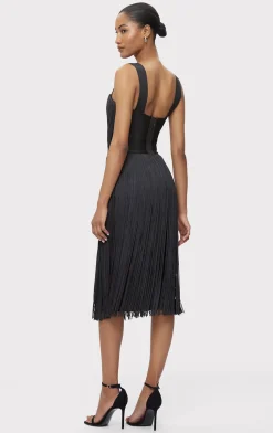 Dresses-Hervé Léger THE MARION DRESS FLINT