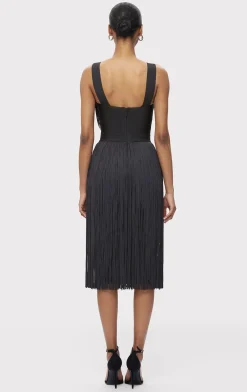 Dresses-Hervé Léger THE MARION DRESS FLINT