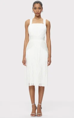 Dresses-Hervé Léger THE MARION DRESS ALABASTER