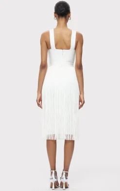 Dresses-Hervé Léger THE MARION DRESS ALABASTER
