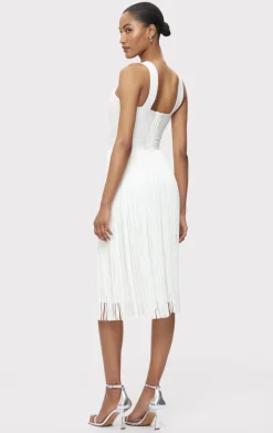 Dresses-Hervé Léger THE MARION DRESS ALABASTER