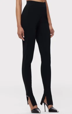 Separates|Bottoms-Hervé Léger THE MAYA LEGGINGS BLACK