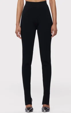 Separates|Bottoms-Hervé Léger THE MAYA LEGGINGS BLACK