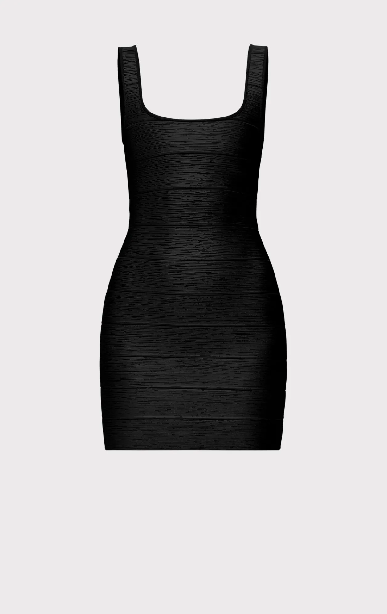 Dresses-Hervé Léger THE METALLIC GABRIELLA DRESS BLACK FOIL