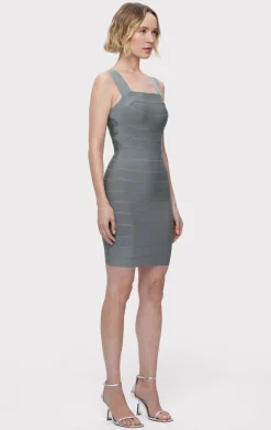 Dresses-Hervé Léger THE MIA DRESS SMOKE
