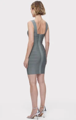 Dresses-Hervé Léger THE MIA DRESS SMOKE